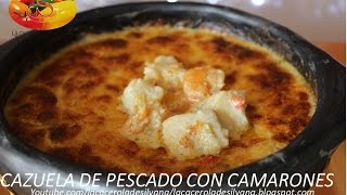 Receta de Cazuela de Pescado y CamaronesCómo hacer Cazuela de Mariscos Colombiana [upl. by Aliak]