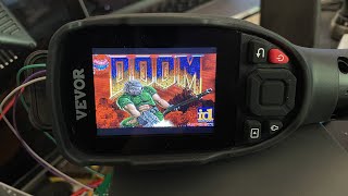 DOOM on a thermal imaging camera  Vevor SC240N [upl. by Bathesda842]