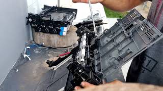 TEAR APART FUJI xerox LASER PRINTER [upl. by Akemrehs29]