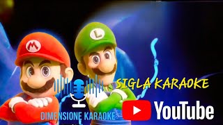 Super Mario Sigla KARAOKE [upl. by Airdnaid]