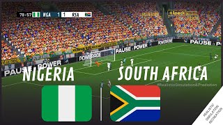 NIGERIA  AFRIQUE DU SUD  Coupe dAfrique des Nations 2023  Simulation de jeu vidéo [upl. by Sams]