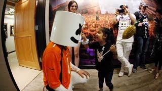 Marshmello Makes a New Friend at Red Rocks [upl. by Charie]