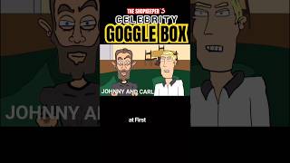 CELEBRITY GOGGLE BOX PARODY gogglebox funny funnytoons animation comedy [upl. by Akirahs]