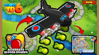 Alternate Bloons Rounds in Tinkerton Map Completed On Hard Bloons TD 6 [upl. by Nylle429]