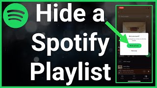 How To Hide Playlist On Spotify [upl. by Anoyet]