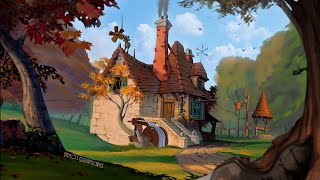 Cottagecore Vintage Spring Oldies playing in another room  A wonderful day in a Cozy Cottage ASMR [upl. by Olraced]