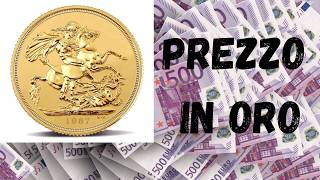 Sterlina oro prezzo quanto vale anni rari quotazione  Moneta bullion numismatica [upl. by Assener294]