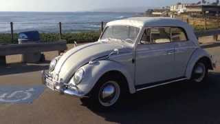 1960 VW Beetle Convertible PreElectric Walkaround [upl. by Caril793]