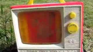 Semi Broken Vintage Fisher Price Musical Box TV [upl. by Algy29]