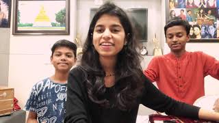 Tere mast mast do nain COVER by Rishav Thakur Maithili Thakur and Ayachi Thakur [upl. by Ecnaret]