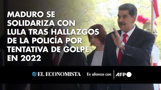 Maduro se solidariza con Lula tras hallazgos de la policía por tentativa de golpe en 2022 [upl. by Gudren]