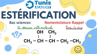 Introduction à lEstérification  Nomination des Molécules Organiques – Rappel 3ème Année 5 Étapes [upl. by Coady]