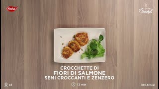 Crocchette di salmone con semi croccanti e zenzero [upl. by Leasi]