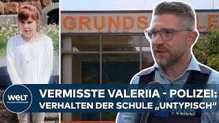 VERMISSTE VALERIIA Polizei Verhalten der Schule „untypisch“ Neunjährige auf Schulweg verschwunden [upl. by Beaulieu295]