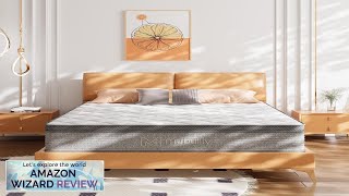 Mubulily Queen Mattress10 Inch Gel Memory Foam and Innerspring Hybrid Mattress in Review [upl. by Fesoj]