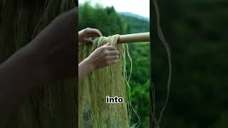 How jute is made into fabric？丨AmazingNotes [upl. by Asenev]