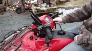 2009 500 Honda Foreman Rubicon Reveiw [upl. by Temhem275]