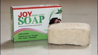 Joy Medicated Soap A 100 Herbal Soap for Body Odor Infection and Skin Diseases by Joy Industries [upl. by Eigla]