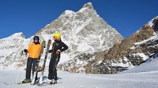 Cervinia dal Plateau Rosà alla Gran Pista di Valtournenche [upl. by Bork]