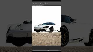 Mclaren Car Poster Design in Photoshop artist car carlover cars poster [upl. by Ginder]