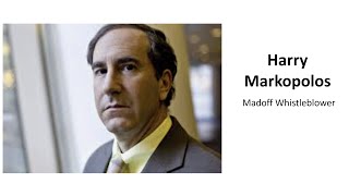 Legacy 10  Harry Markopolos Madoff Whistleblower [upl. by Ydoj]