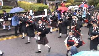 Cowal Highland Gathering 2010 street parade [upl. by Asilak]