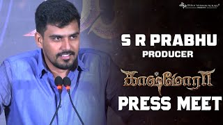 S R Prabhu  Kaashmora Press Meet  Karthi  Nayanthara  Sri Divya  Gokul  Santhosh Narayanan [upl. by Cowles]