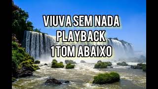 viúva sem nada playback 1 tom a baixo viuvasemnada playbacksgospel [upl. by Arabrab]