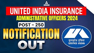 UIIC AO Recruitment 2024  UIIC Administrative Officer 2024 Notification  UIIC Recruitment 2024 [upl. by Narmak622]