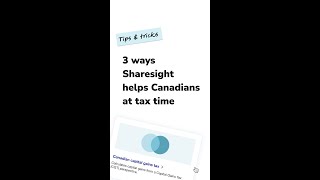 Sharesight  3 ways Sharesight helps Canadian investors at tax time [upl. by Aicilana]