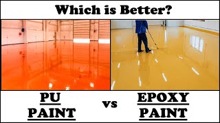 Polyurethane PU Paint VS Epoxy Paint [upl. by Sibelle915]