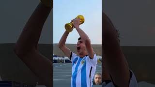 FIFA World Cup Argentina winner 🏆 messi argentinaworldcup worldcup 2022fifaworldcup football [upl. by Dix]