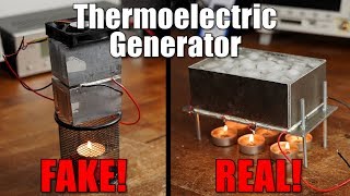 Exposing a FAKE Thermoelectric Generator and building a REAL one [upl. by Elleinnod618]