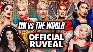 UK vs The World S2 OFFICIAL CAST RUVEAL  RuPauls Drag Race UK [upl. by Adnouqal]