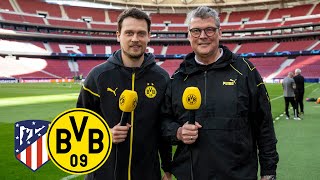 ReLive Nmecha startet WarmUpShow vor Atletico Madrid  BVB  UEFA Champions League [upl. by Moscow]