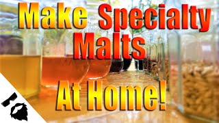 🍺How to Malt Barley amp Toast 5 Specialty Malts Crystal Malt Munich Malt  3 More [upl. by Hattie81]