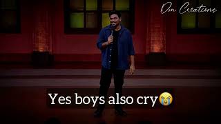 Yes boys also cry😭 💔 Heartouching Line By Zakir Khan  Zakir Khan Status  Sad Boys Whatsapp Status [upl. by Amoihc]