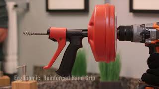 How To Use the RIDGID® POWER SPIN Drain Cleaner [upl. by Nnairda]