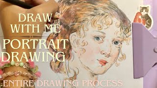 Draw with me🍓entire drawing process drawingcoloring👒 lofiasmr [upl. by Amalia]