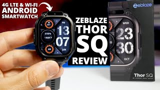 Zeblaze Thor SQ REVIEW YouTube Strava Spotify Telegram and more on the Smartwatch [upl. by Beisel]