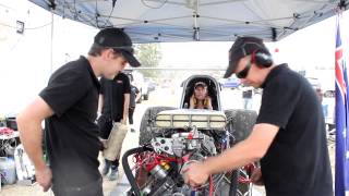 Australia vs USA Funny Car Challenge  Heathcote Park Raceway Nov 2014 [upl. by Atelahs]