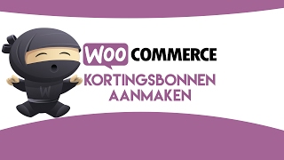 WooCommerce kortingsbonnen aanmaken [upl. by Gunning791]