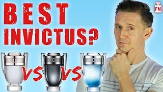 WHICH IS THE BEST INVICTUS  Invictus vs Invictus Intense vs Invictus Aqua Fragrance Review [upl. by Loos]