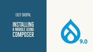 Installing a module using composer Drupal 9 [upl. by Reta677]