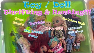 Toy  Doll Hunting amp Thrifting Time Plus we announce our next giveaway [upl. by Ahsilahk519]