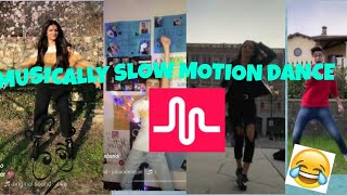 Musically slow motion dance💃❤ 😱cè un musically in cui [upl. by Eizzik]