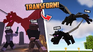 Minecraft But We Transform Into Mobs We Kill [upl. by Alled714]