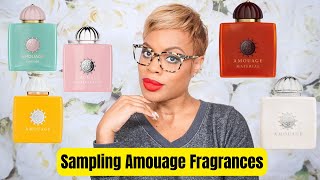 Sampling Amouage Fragrances  1st Impressions [upl. by Southard]