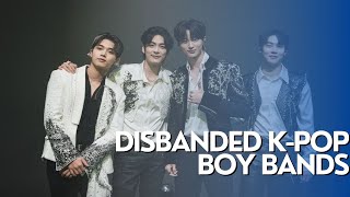 10 Disbanded K pop Boy Bands [upl. by Florinda738]