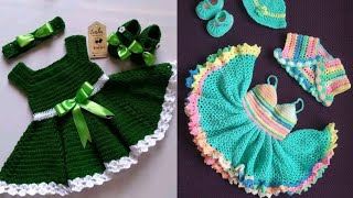 Hermosos y atractivos vestidos de crochet para bebé [upl. by Sankaran769]